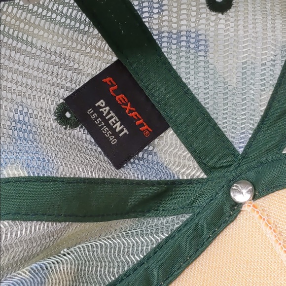 Puma Flexfit | Camo Hunter Orange Trucker Baseball Cap | Size S/M - Picture 8 of 9